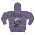 Skulls Zip Hoodie - FURIØSA Collection (Black & Purple)
